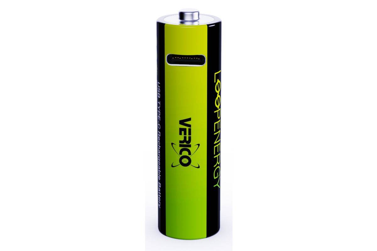 Verico 1UDBT-A1WEAC-NN, 1700 mAh, Lithium-Ion (Li-Ion), AA, 1,5 V, Schwarz, Grün-1