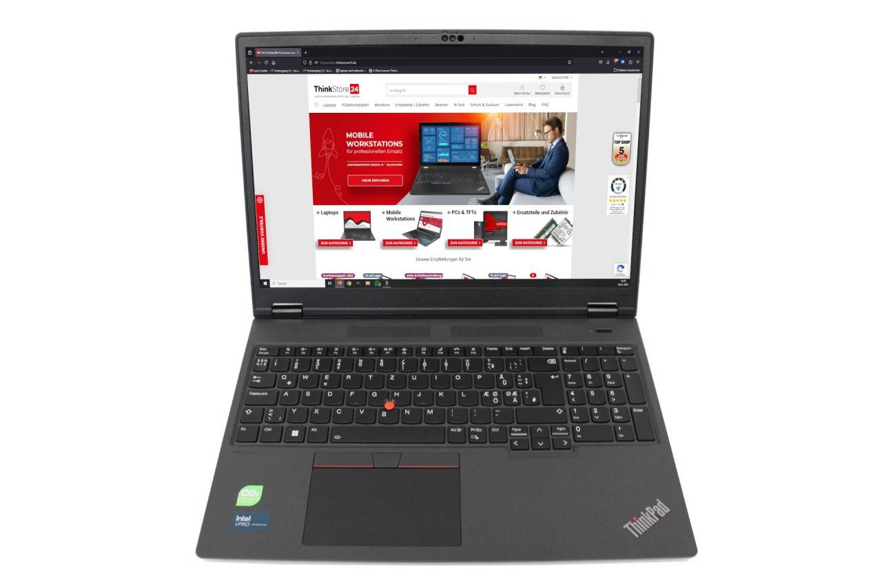 Lenovo ThinkPad P16v Gen 2 Core Ultra 7 165H 64GB 1TB SSD WUXGA IPS IR RTX2000 deutsche Tastatur A-1