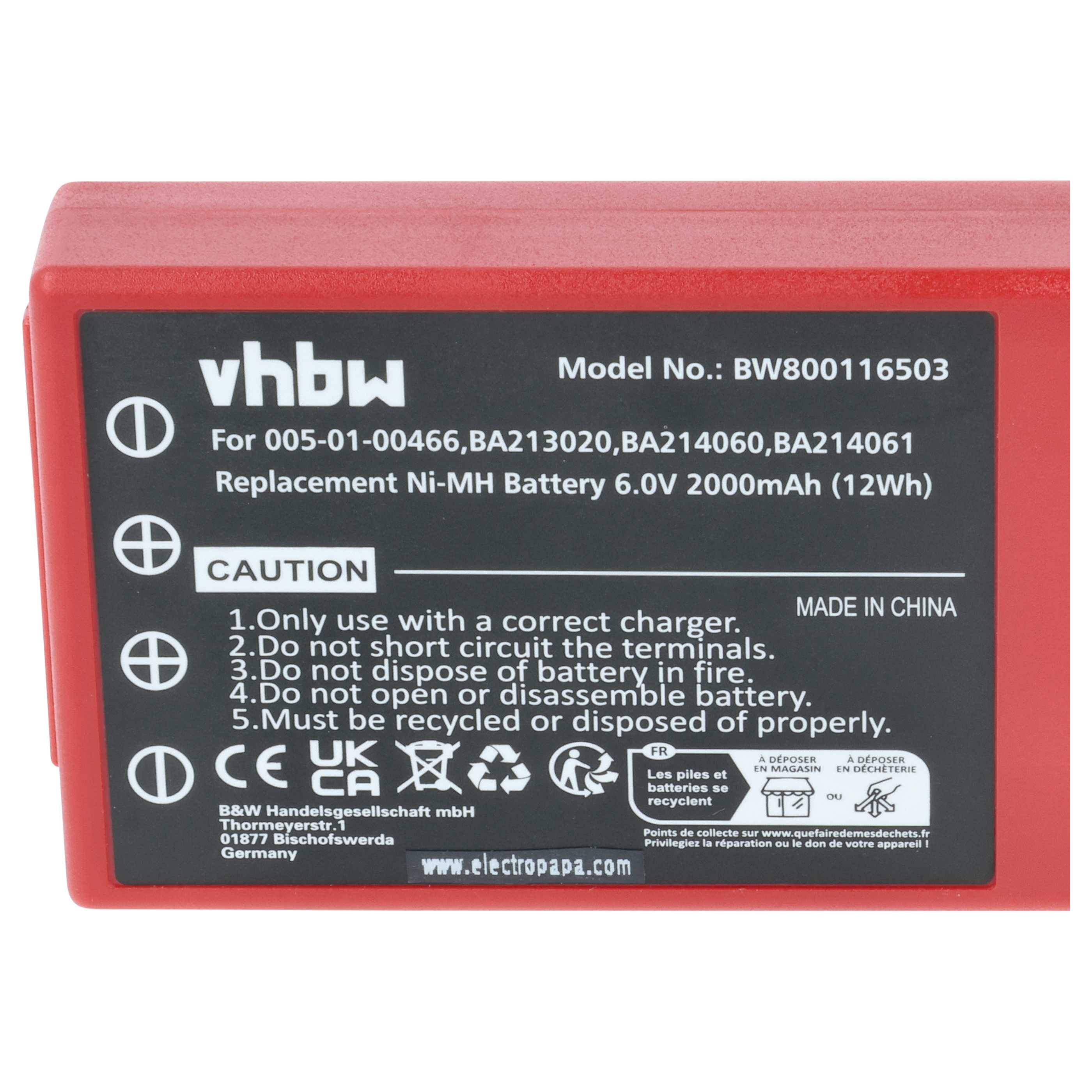 vhbw 10x Akku kompatibel mit HBC Radiomatic BA213020 | BA211060, BA210040 Industrie-Funkfernsteuerung Fernbedienung-3