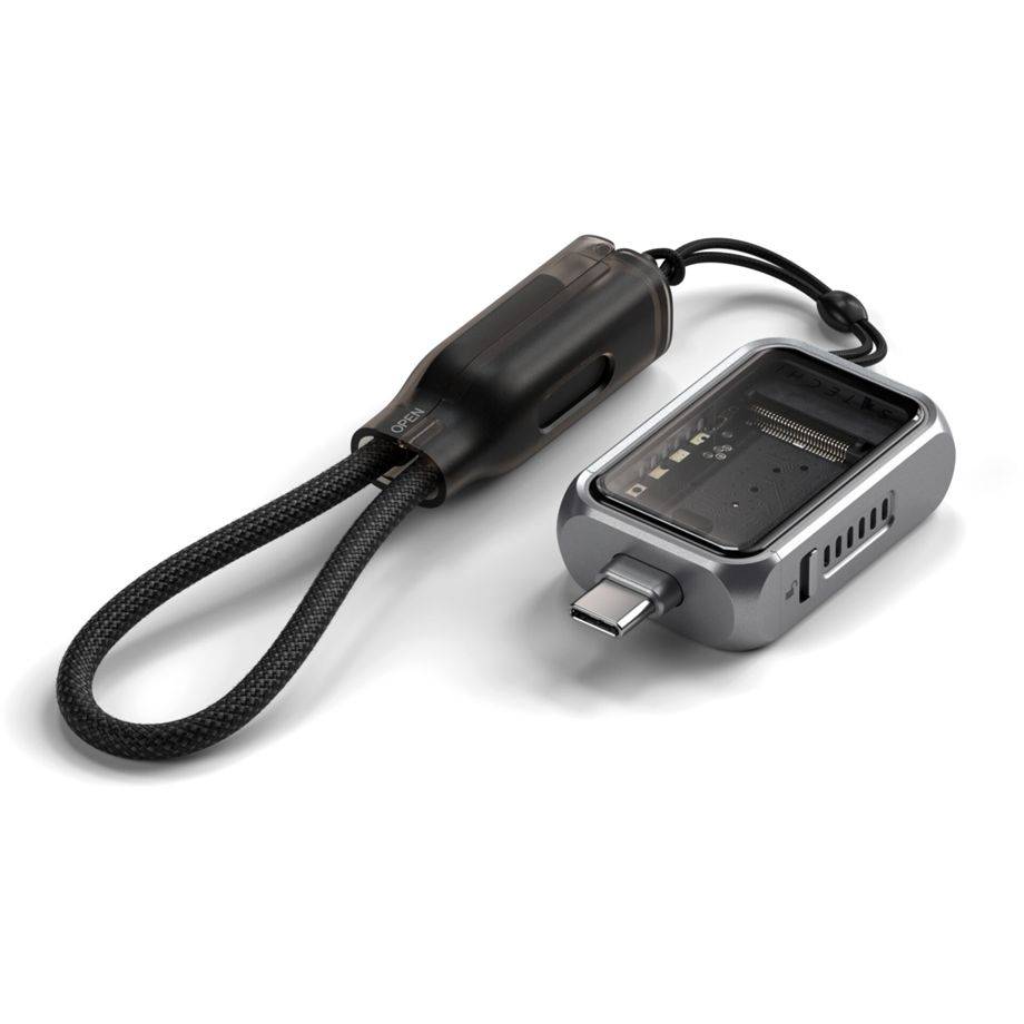 Satechi ST-E2230M, SSD-Gehäuse, M.2, M.2, 10 Gbit/s, USB Anschluss, Grau-0
