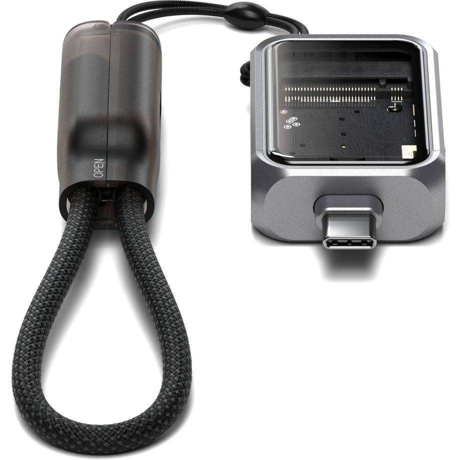 Satechi ST-E2230M, SSD-Gehäuse, M.2, M.2, 10 Gbit/s, USB Anschluss, Grau-3