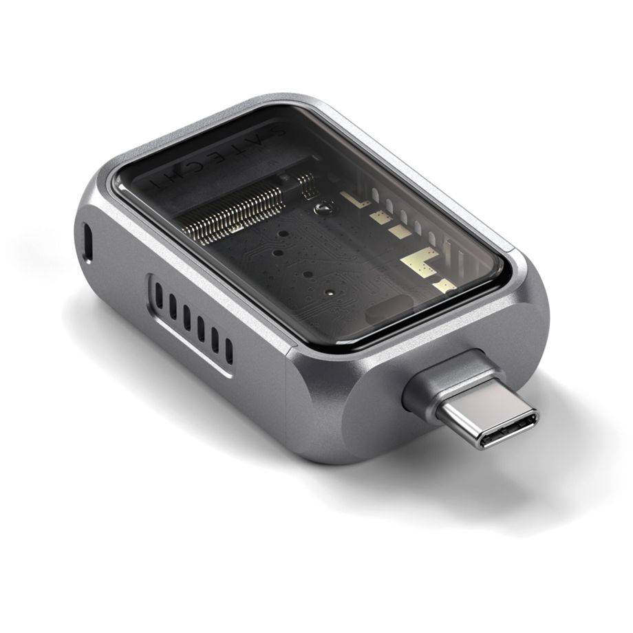 Satechi ST-E2230M, SSD-Gehäuse, M.2, M.2, 10 Gbit/s, USB Anschluss, Grau-4