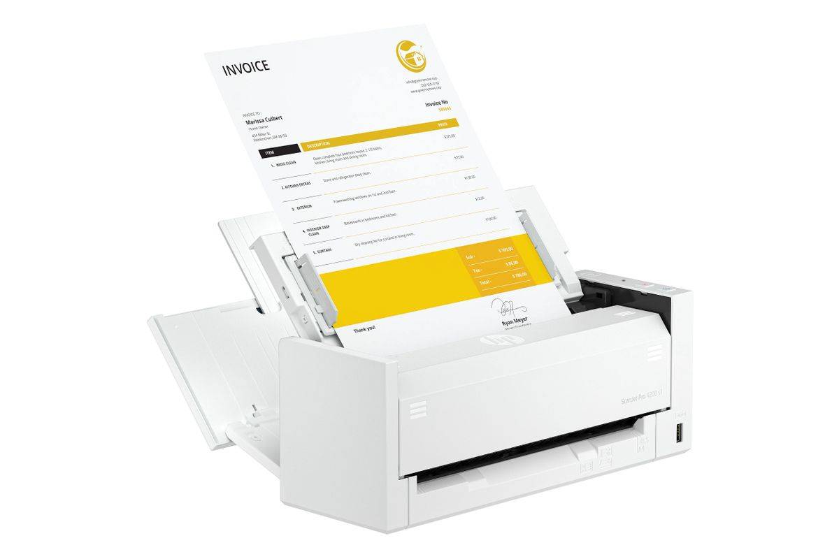 HP Scanjet Pro 4200 s1 Dokumentenscanner Duplex 216 x 5842 mm 1200 dpi x bis zu 40 Seiten/Min. einfarbig / Farbe-2