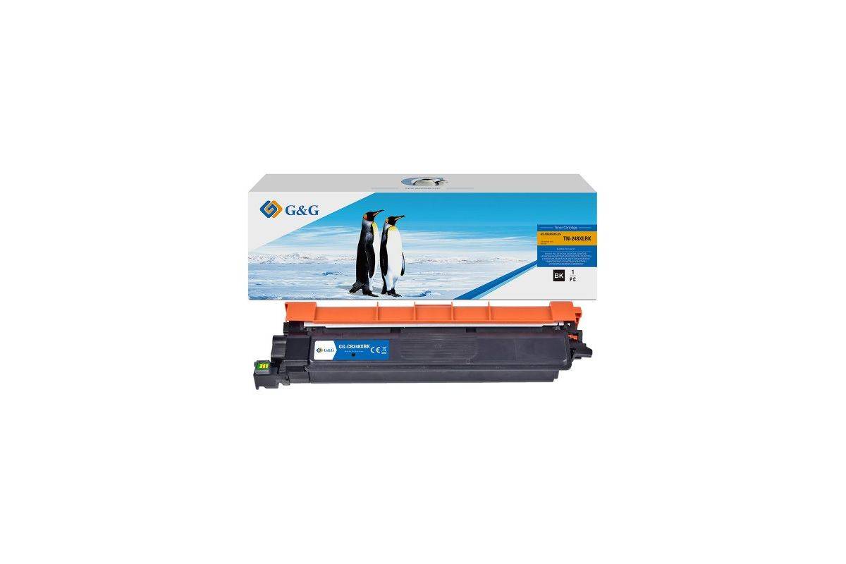G&G | Ninestar Toner kompatibel mit Brother TN-248XL bk Schwarz - Kompatibel - Tonereinheit-0