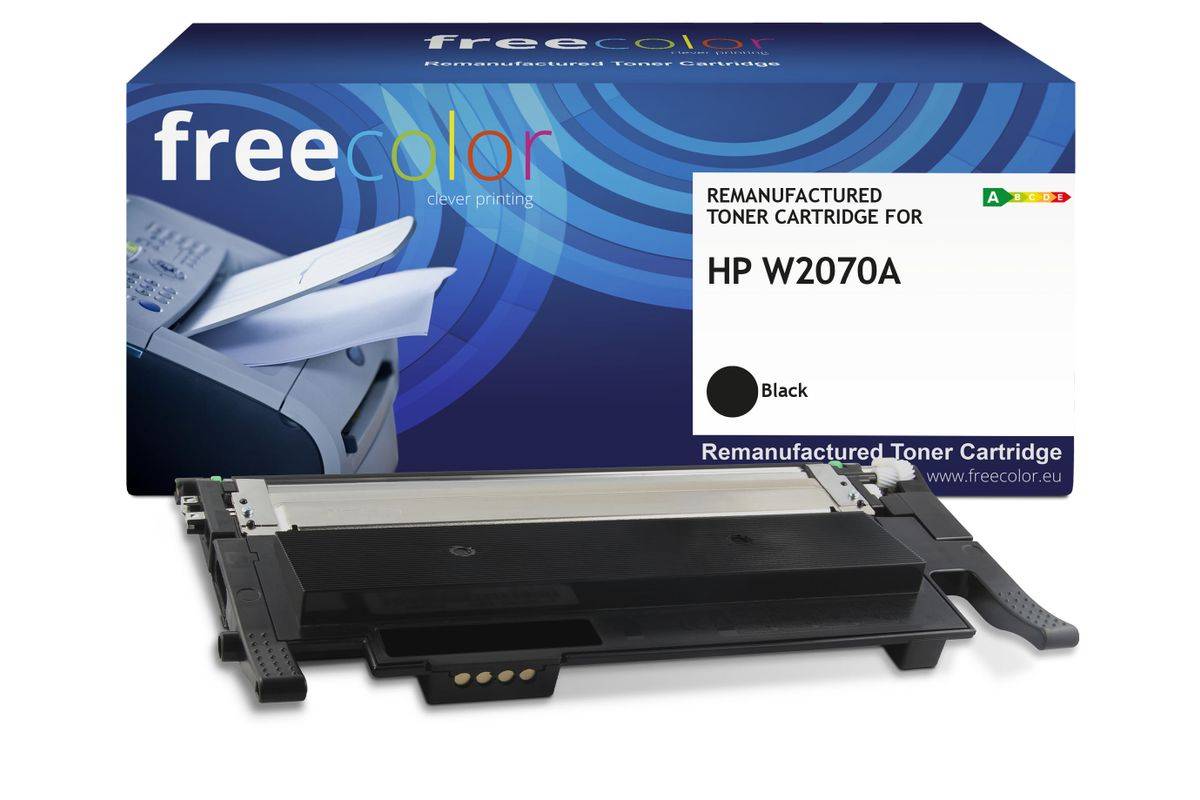 freecolor Toner HP W2070A black mit chip 1600p kompatibel - Kompatibel - Tonereinheit-0