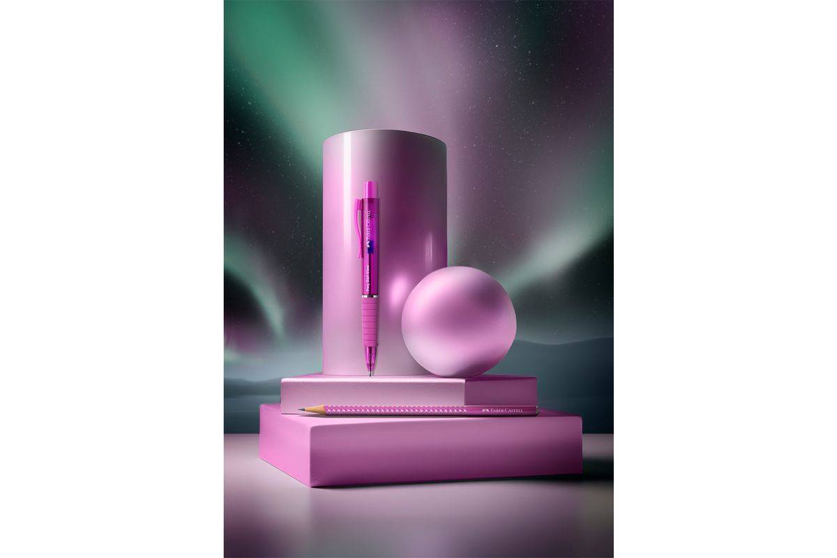 FABER-CASTELL - KS Poly Ball View Electric Fuchsia-1