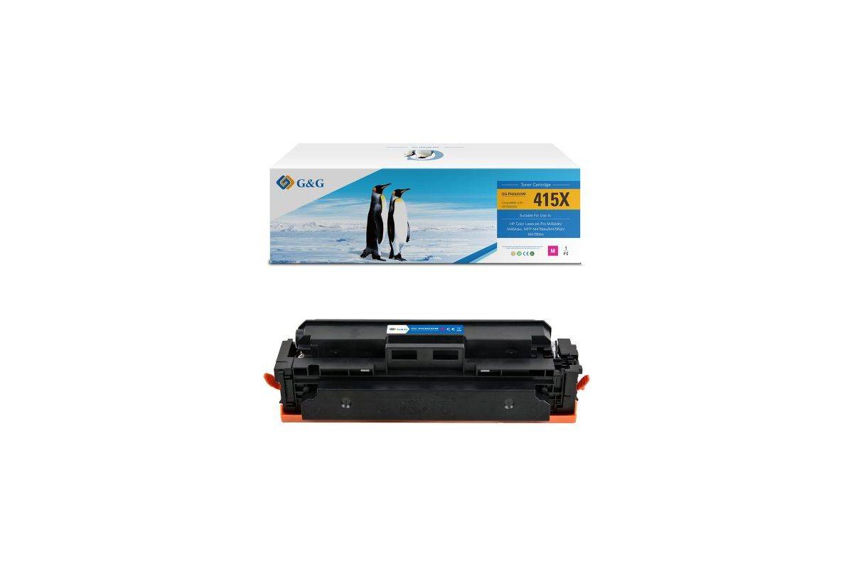 G&G XL-Toner kompatibel mit HP 415X/ W2033X Multimedia-Technik Toner HP-0