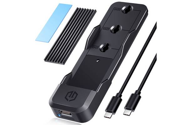 GRAUGEAR Docking Station für M.2 SSD NVMe/NGFF, Werkzeugfrei Multimedia-Technik Dockingstation
