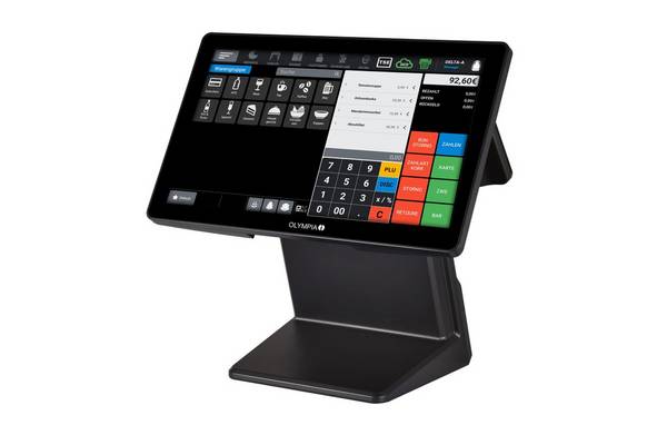Olympia Registrierkasse T400DK +Display schwarz Multimedia-Technik Kassensysteme