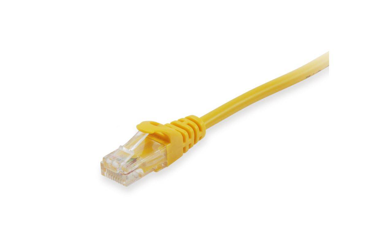 Equip Patchkabel Cat6 U/UTP 2xRJ45 15.00m gelb PVC Polybeutel Kabel RJ45 Cat.6-1