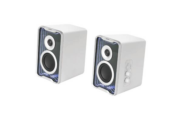 Edifier QR30 Desktoplautsprecher weiss Bluetooth,RGB retail Multimedia-Technik Aktivboxen