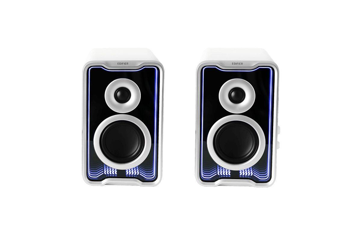 Edifier QR30 Desktoplautsprecher weiss Bluetooth,RGB retail Multimedia-Technik Aktivboxen-2