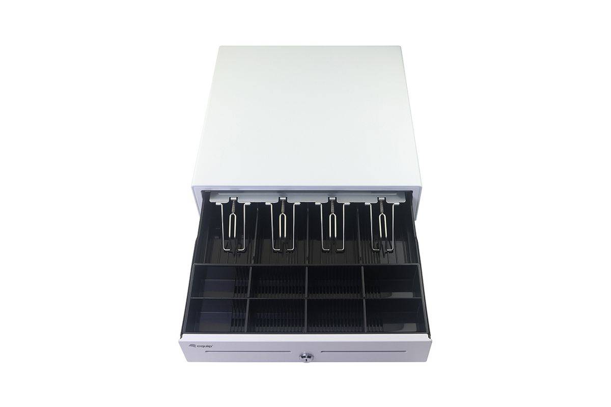 Equip Kassenschublade 4Schein-/8Muenzfächer RJ11 Pos weiß-2