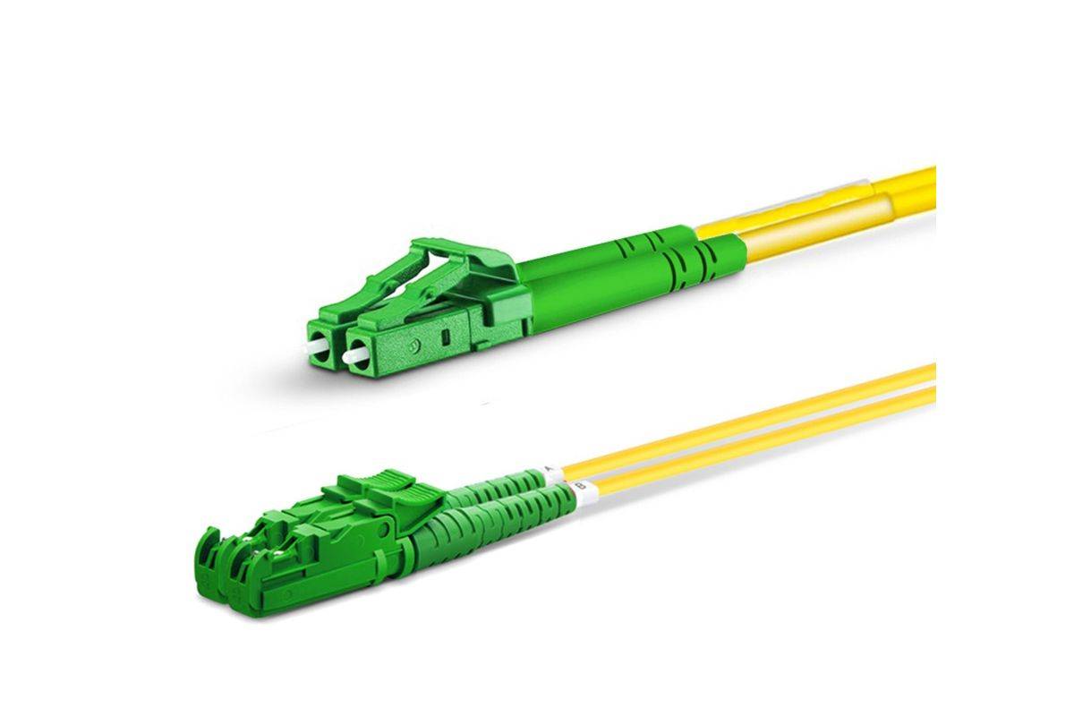 Equip Patchkabel E2000/APC->LC/APC SM Duplex OS2 gelb - Multimode-Faser - 5 m