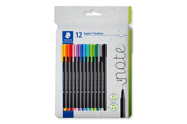 STAEDTLER - Fineliner triplus rPP 12Stück