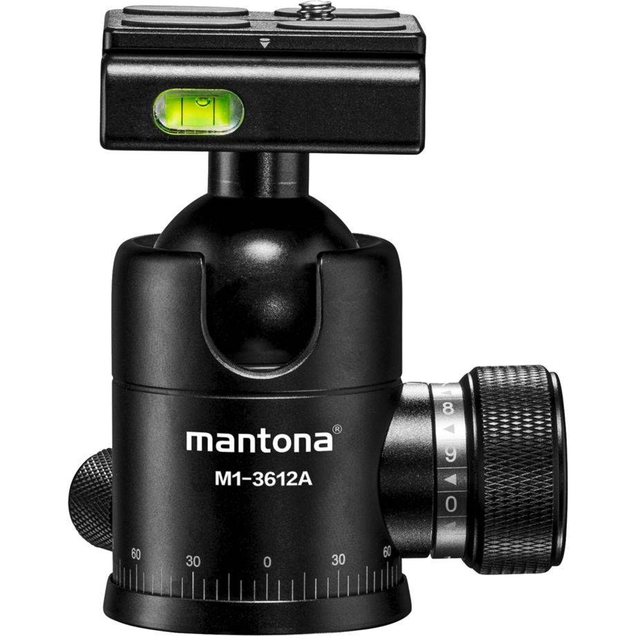 Mantona Onyx 12 Kugelkopf-0