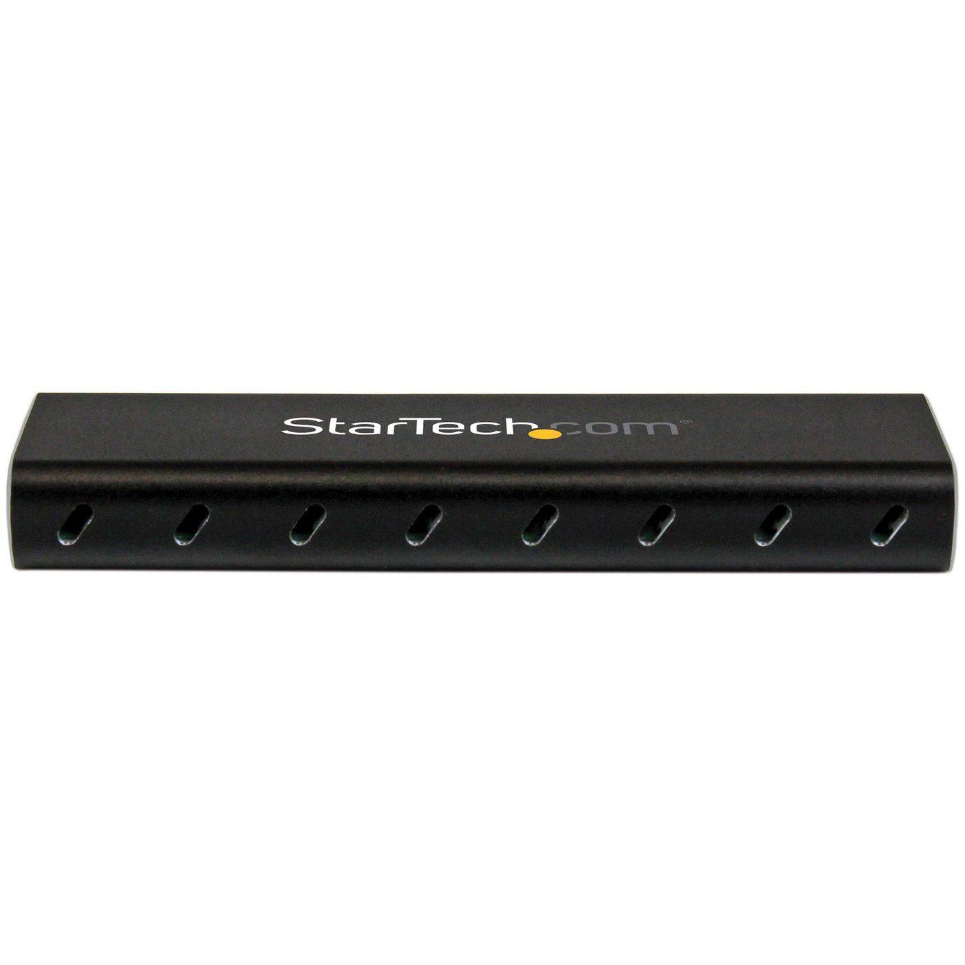 STARTECH SM2NGFFMBU33 Aluminum USB 3.0 External M.2 NGFF SATA III SSD Hard Drive E-5