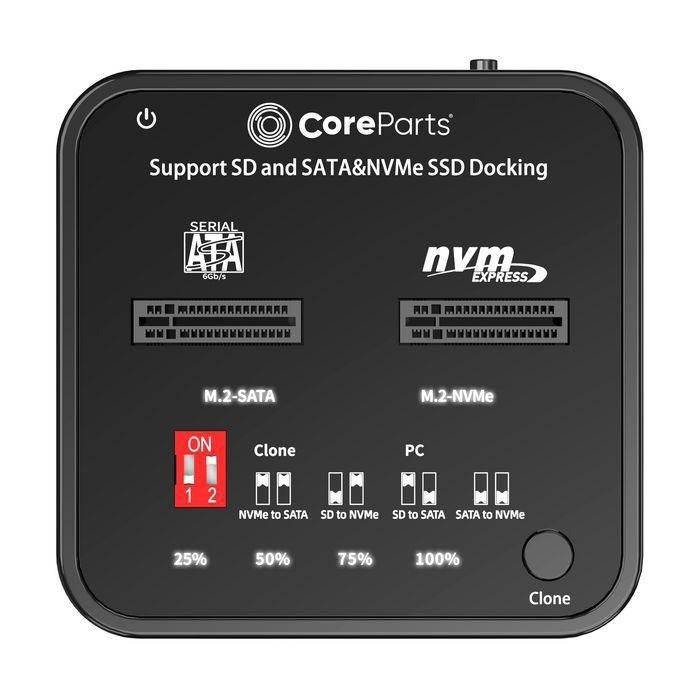 MS-CLONER-M2-SD, Schwarz, SD, 5 V, 3 A, 200 g, 137 mm-2