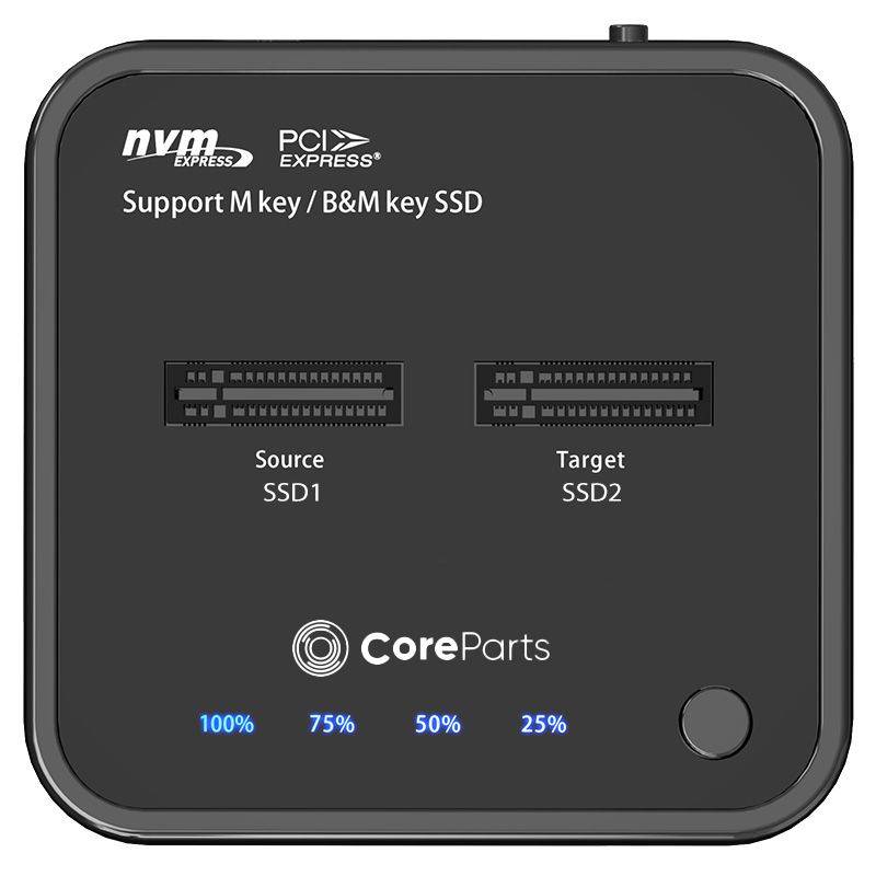 CoreParts USB3.2 Type C (20Gpbs) M.2 NVMe SSD Cloner Docking-2