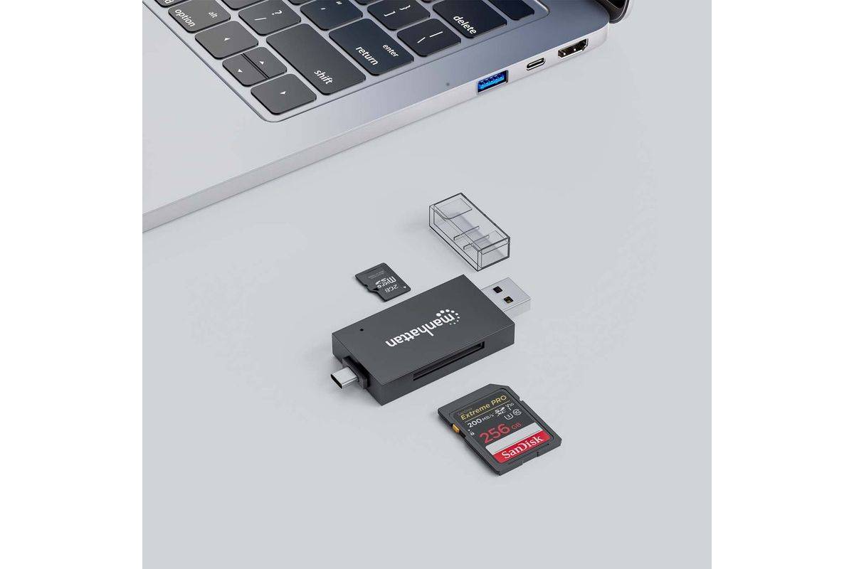 Manhattan SmartCard-Leser - USB 3.2 Gen 1-2