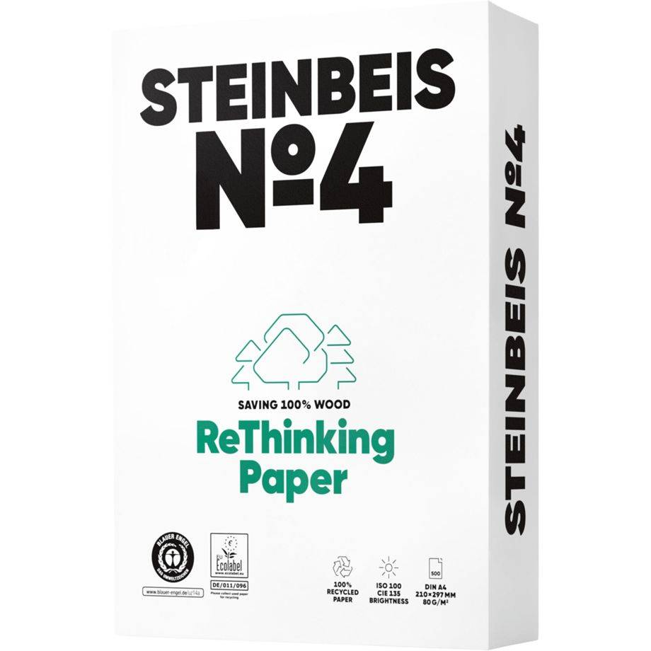 Steinbeis Kopierpapier No.4 ISO 100 A4 500Bl. K1701666080A-1