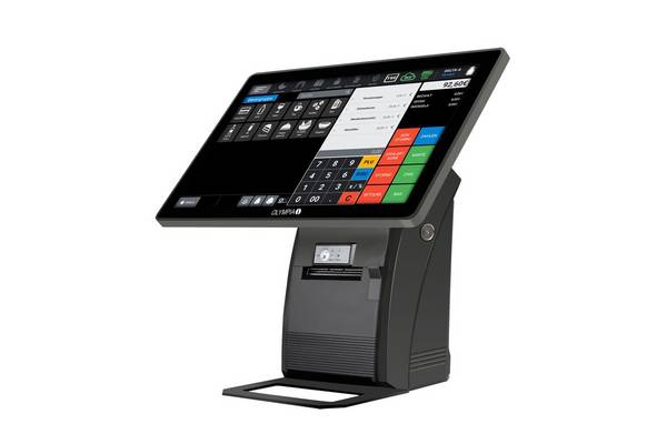 Olympia Registrierkasse T215DK +Display schwarz Multimedia-Technik Kassensysteme