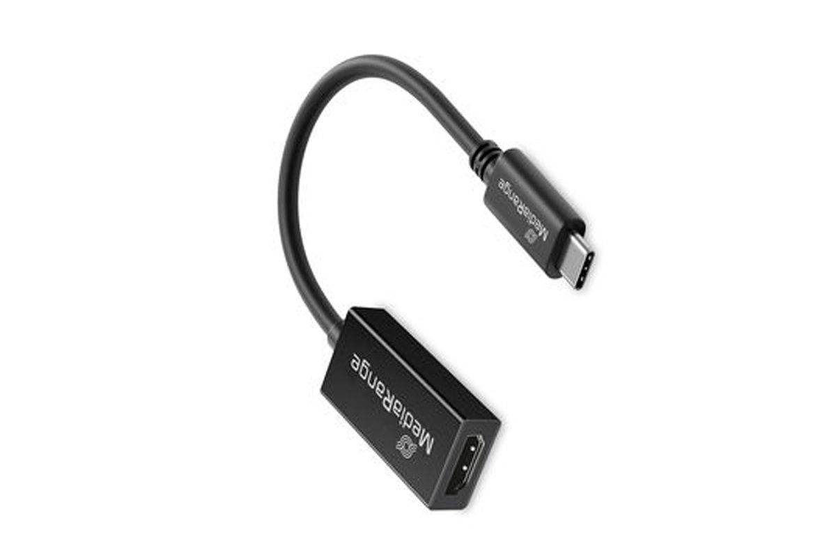 MEDIARANGE Usb-C zu Hdmi Audio/Video Konverter sw - Converter - Usb Typ C - Audio/Multimedia - Digital/Daten