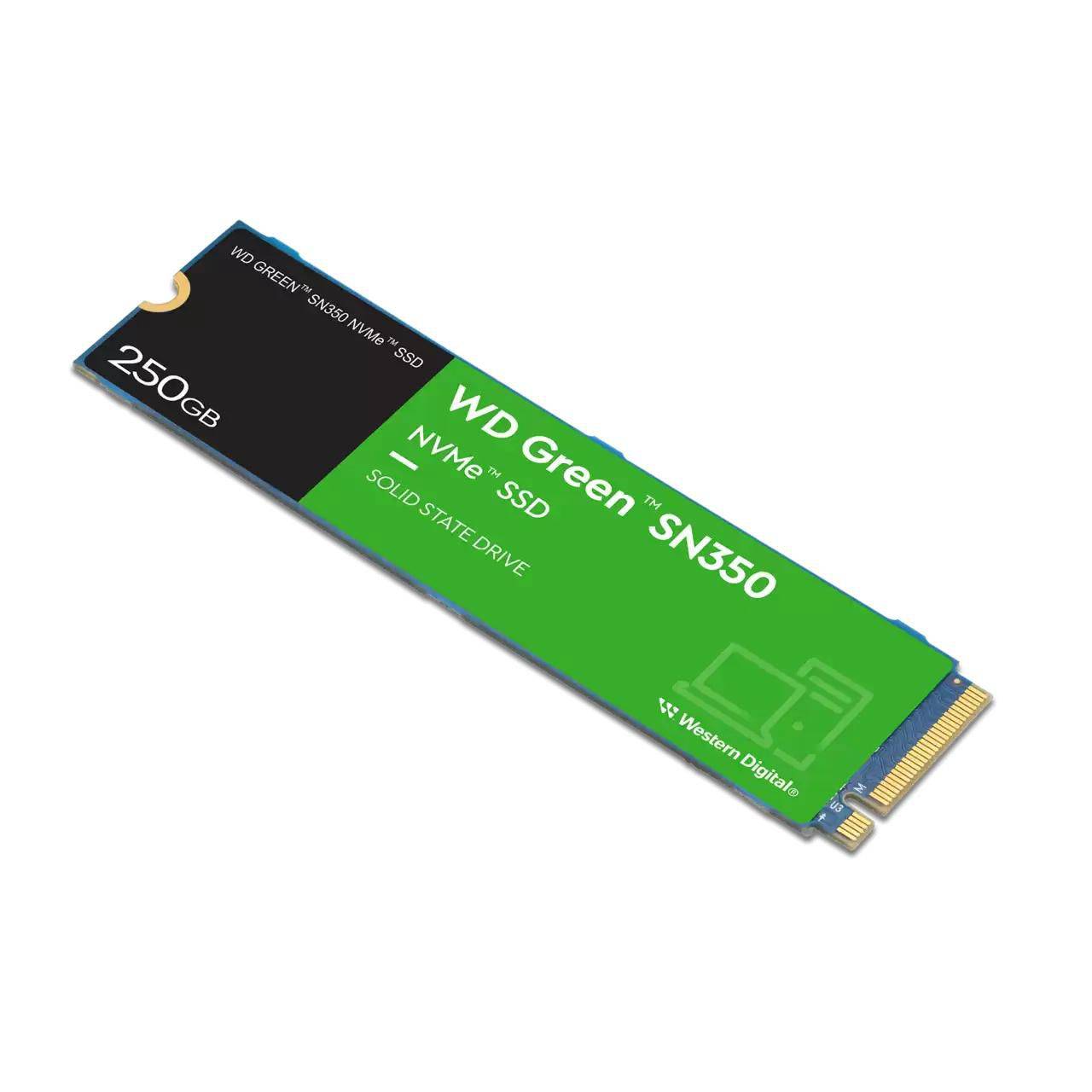 WD Green SN350 NVMe SSD WDS250G2G0C-00CDH0 - SSD - 250 GB - intern - M.2 2280 - PCIe 3.0 x4 (NVMe)-2