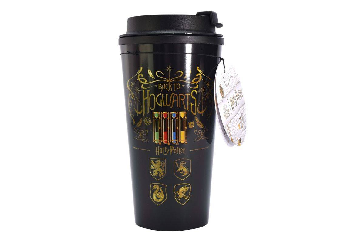 ThumbsUP! Thermo Kaffebecher - Harry Potter Wappen Multimedia-Technik Gadget-0
