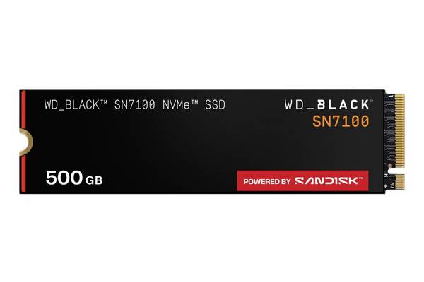 WD_BLACK SN7100 WDS500G4X0E-00CJA0 - SSD - 500 GB - intern - M.2 2280 - PCIe 4.0 x4 (NVMe)