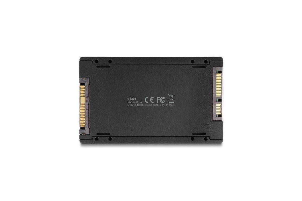 Delock Konverter U.2 SFF-8639> M.2 Key M NVMe SSD Kabel Digital/Daten Serial ATA-2