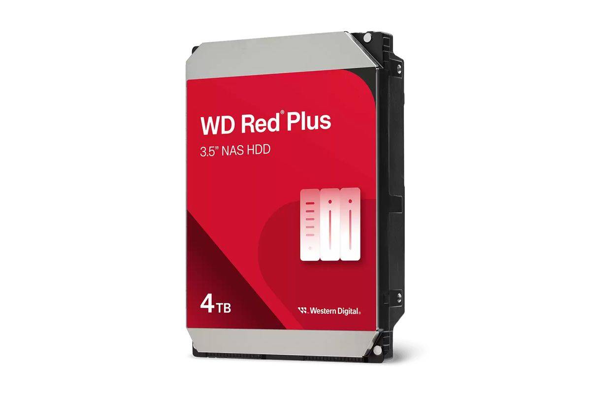 WD Red Plus - Festplatte - 4 TB - intern - 3.5" (8.9 cm)