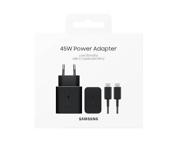 SAMSUNG - 45W Power Adapter Black - Adapter - Digital/Daten-3