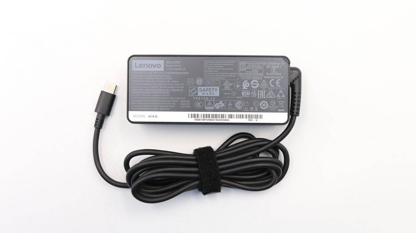N AC Adapter 65W USB Type-C includes power cable Notebooks & Zubehör Notebook Netzteile-1