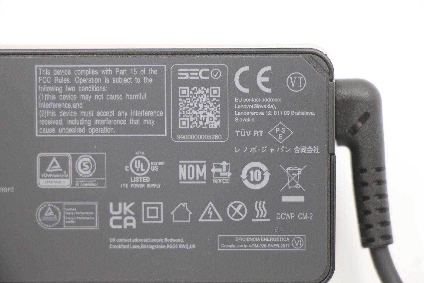 Lenovo - Netzteil - Wechselstrom 100-240 V - 65 Watt - FRU - für ThinkPad E14 Gen 2, E15 Gen 2, L13 Gen 2, L13 Yoga Gen-3