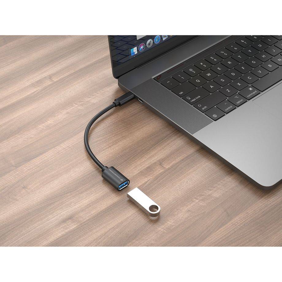 Conceptronic ABBY11B OTG-Adapter für USB-C zu USB-A 2er Pack, 20cm, 0,2 m, USB C, USB A, USB 3.2 Gen 1 (3.1 Gen 1), 5000-4