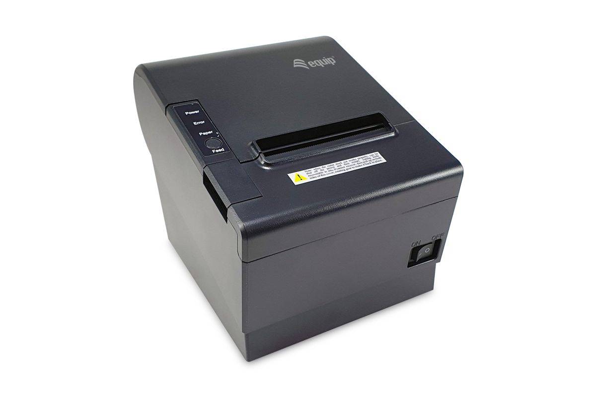 Equip Thermodrucker 58/80mm USB/Bluetooth/WiFi/+ schwarz - POS-Drucker - Thermotransferdruck-0