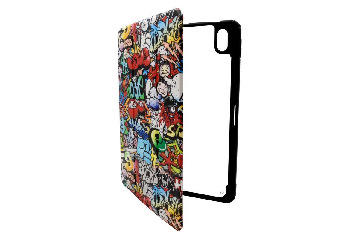 RealPower iPAd 10 Case 10,9', Design Graffiti Multimedia-Technik Notebook-Sleeve-1