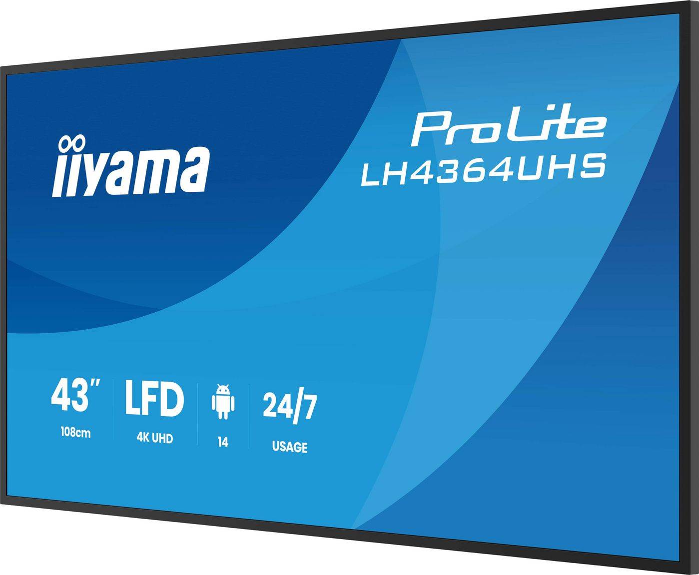 iiyama ProLite LH4364UHS-B1AG Signage Display 108 cm (43"")-6