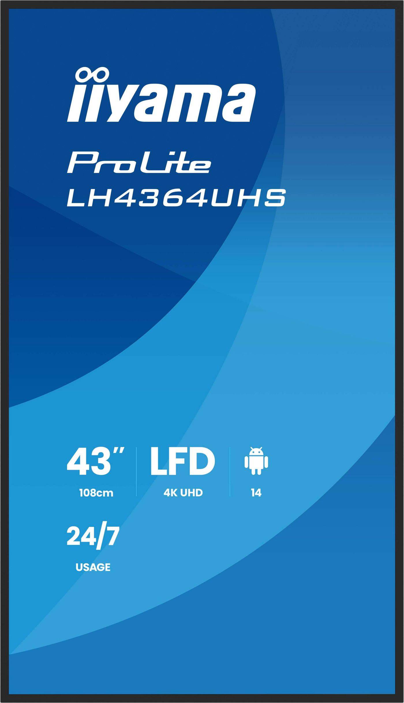 iiyama ProLite LH4364UHS-B1AG - 109 cm (43"") Diagonalklasse (108 cm (42.5"")-2
