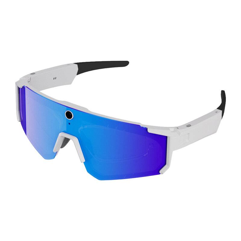 Colmi - V06 White/blue - Sportbrille Colmi V06 AI Weiß (mit blauen Gläsern)-2