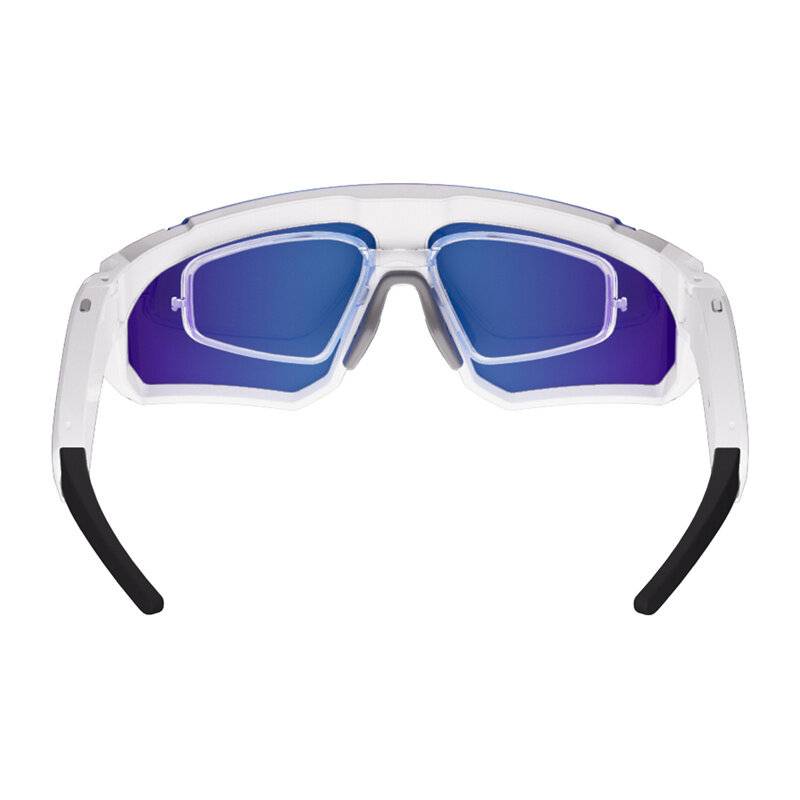 Symbolbild für Colmi - V06 White/blue - Sportbrille Colmi V06 AI Weiß (mit blauen Gläsern)