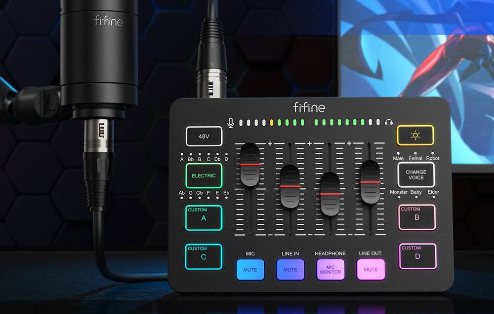 Preisbild für Fifine SC3 Audiomischer (schwarz)