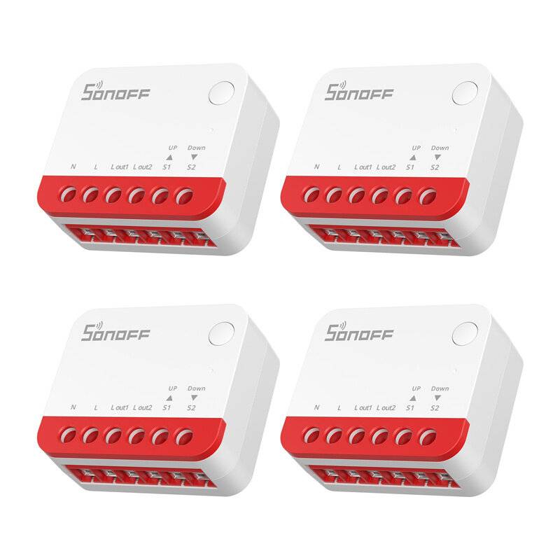 Sonoff - MINI-ZBRBS 4PC - Intelligenter ZigBee-Rollladenschalter Sonoff MINI-ZBRBS (4er-Pack)-0