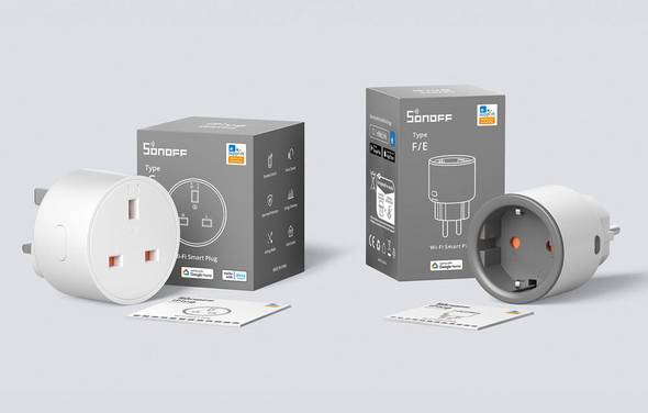 Sonoff S60TPF WLAN-Smart-Steckdose (2er-Pack)