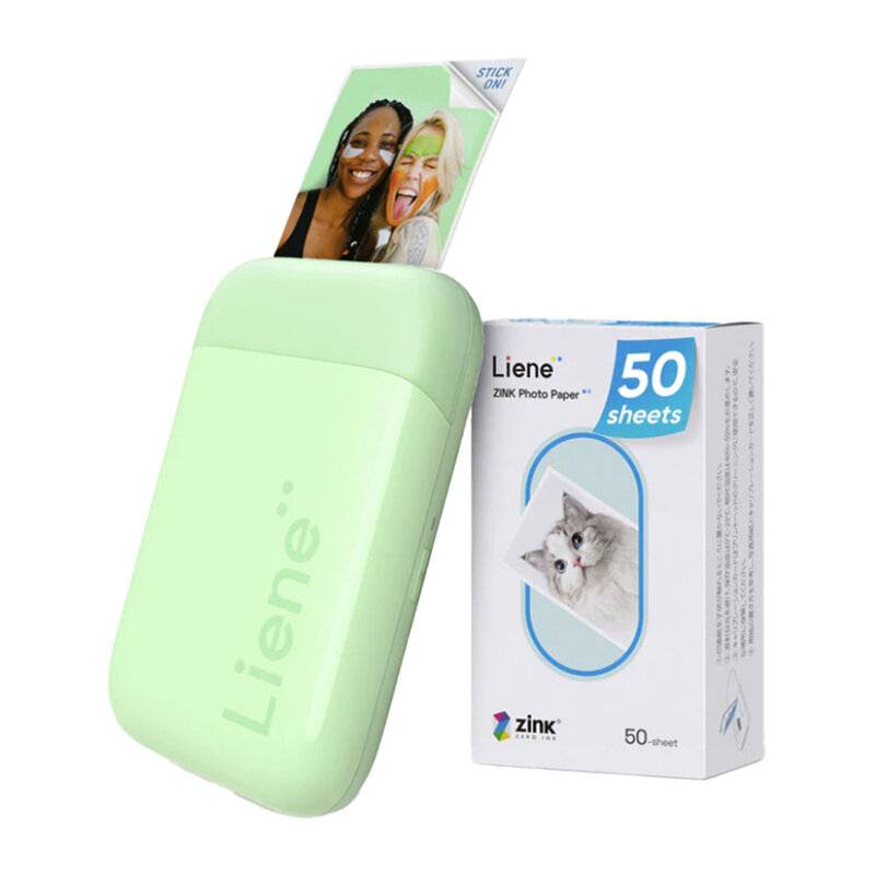 Symbolbild für Liene - KW001-65024 - Liene Pearl 2x3" tragbarer Fotodrucker (grün)
