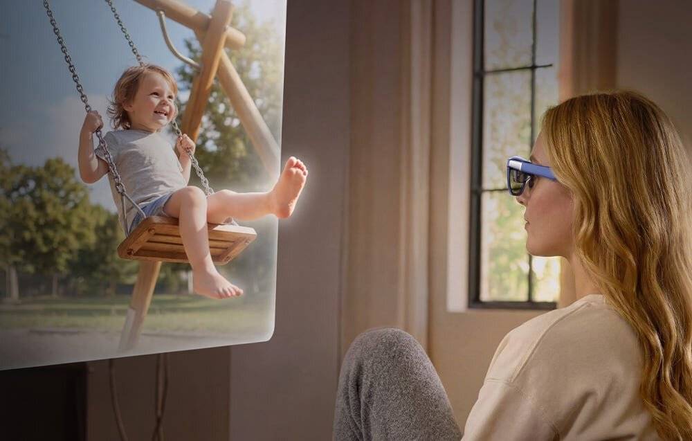 Symbolbild für XREAL 1S AR-Brille 500" Virtuell Bildschirm, 52° Sichtfeld,