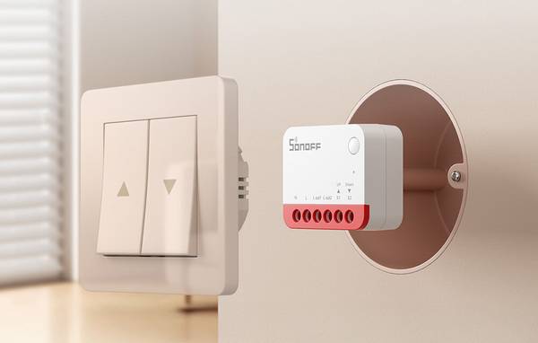 Intelligenter ZigBee-Rollladenschalter Sonoff MINI-ZBRBS (2er-Pack)