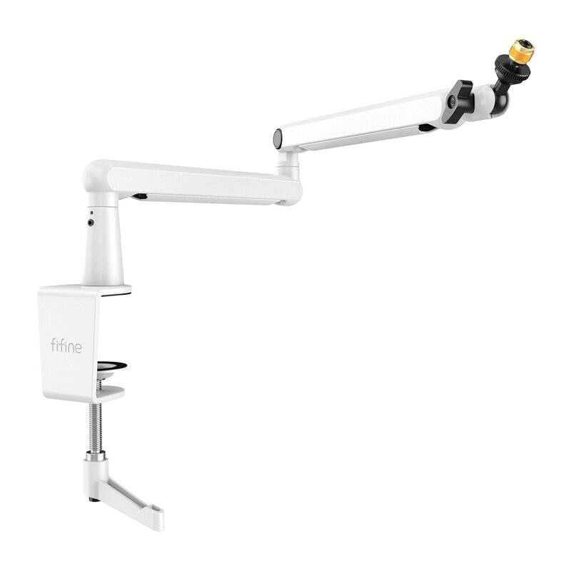 Fifine BM88W Mikrofon-Tischständer (weiß)-0