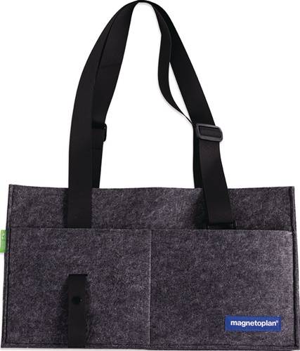 Moderatorentasche 100%recyceltem PES H250xB450xT150mm MAGNETOPLAN-0